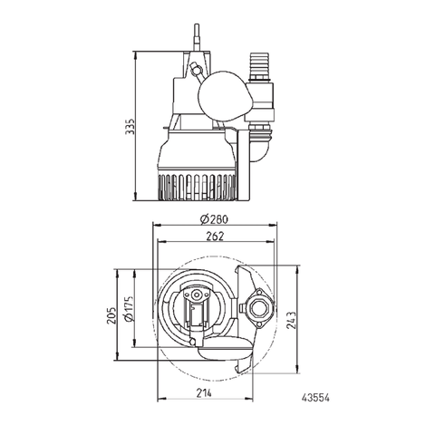 Image of Pentair Jung Pumpen drainageset (U6K)