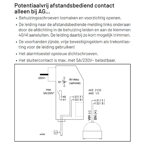Image of AGE / AWE ALARM UNIT Pentair Jung Pumpen