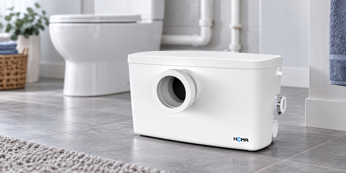 Toilet in de kelder zonder riool op afschot: zo werkt het – illustratieve productfoto