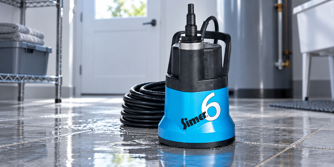 Wat is een vlakzuigende dompelpomp? – illustratieve productfoto