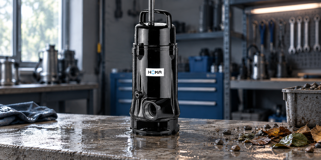 Vuilwaterpomp met grote vrije doorlaat kiezen – illustratieve productfoto