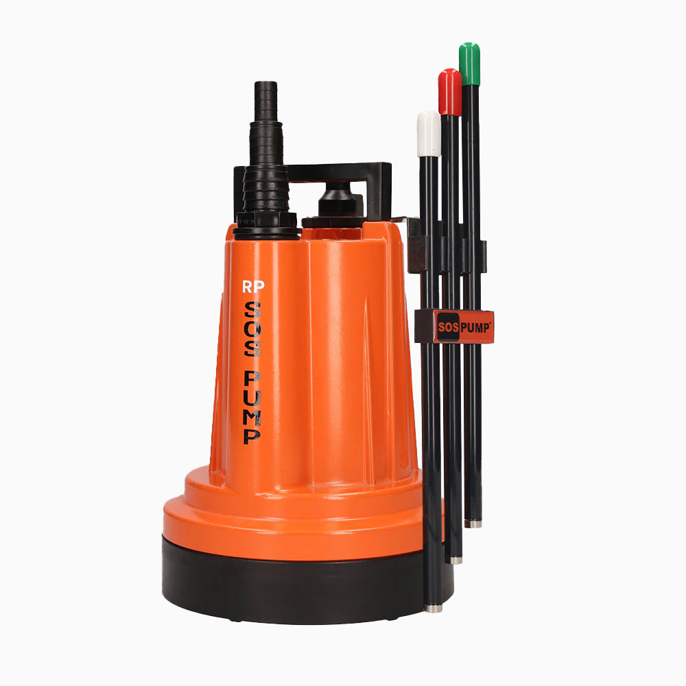 Level Control gemonteerd op SOS PUMP dompelpomp