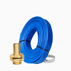 SOS PUMP waterslang set 12.5 meter 32mm met messing koppelstuk