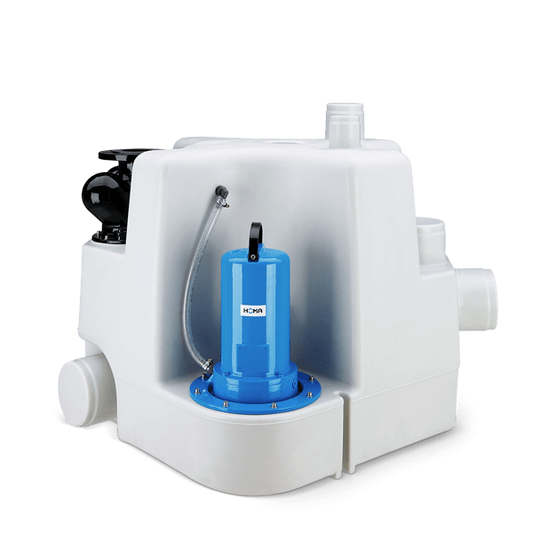 HOMA Sanistar PLUS afvalwater-opvoerinstallatie met groot buffervolume en twee pompen