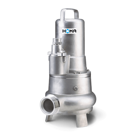 HOMA CTP50 edelstalen dompelpomp voor chemisch agressief afvalwater