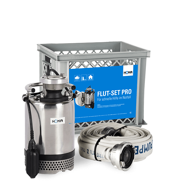 HOMA Flut-Set Pro noodset met HBP503 WA, slang en draagkorf