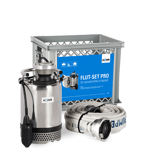 HOMA Flut-Set Pro noodset met HBP503 WA, slang en draagkorf