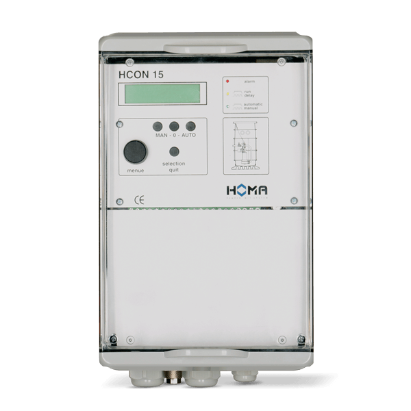HOMA HCON pompbesturing met niveauregeling en motorbeveiliging