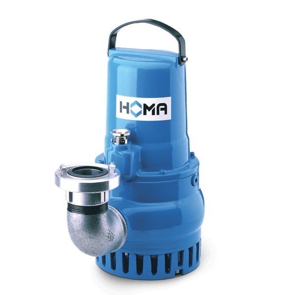 HOMA H119 H121 slijtvaste gietijzeren dompelpomp voor bouwput en bronbemaling