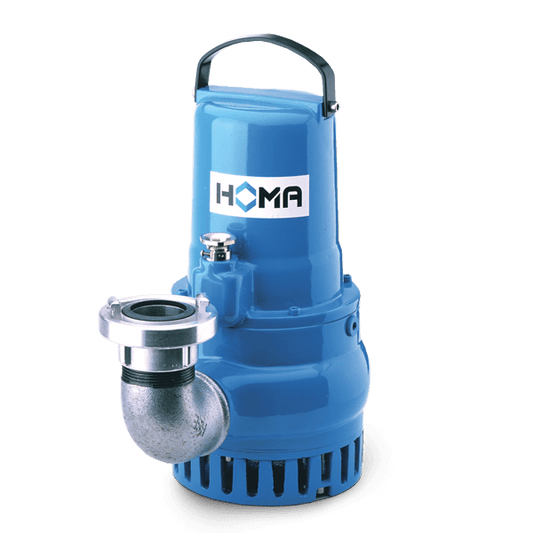 HOMA H119 H121 slijtvaste gietijzeren dompelpomp voor bouwput en bronbemaling
