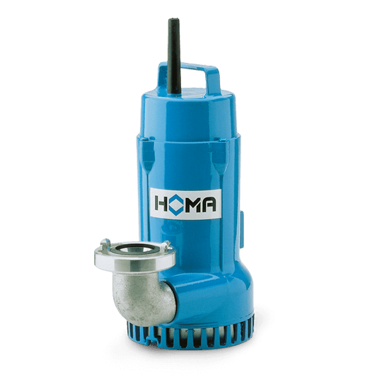 HOMA H16 slijtvaste dompelpomp voor zandhoudend water op de bouwplaats