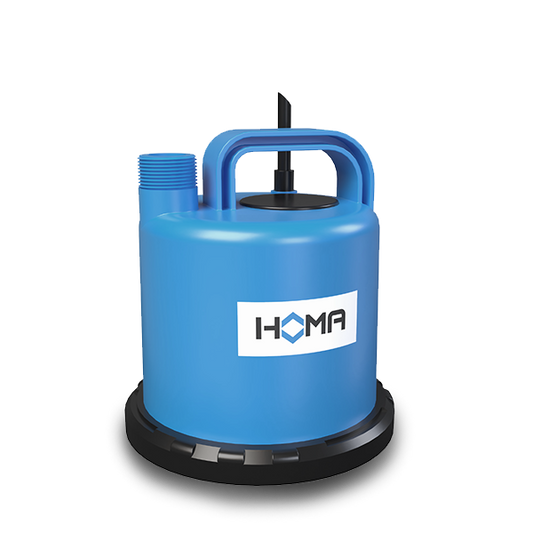 HOMA C80 W vlakzuigende dompelpomp voor schoonwater