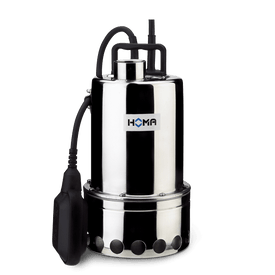 HOMA CR360V edelstalen dompelpomp met vortexwaaier voor vuilwater met vezels