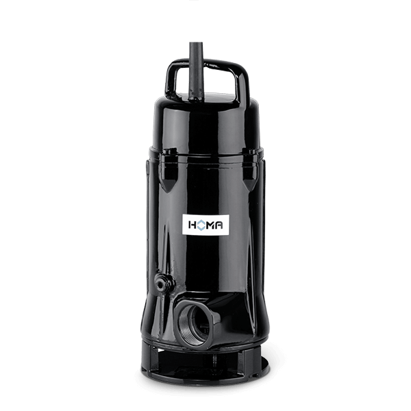 HOMA TP28 gietijzeren vuilwaterpomp met 28 mm vrije doorlaat