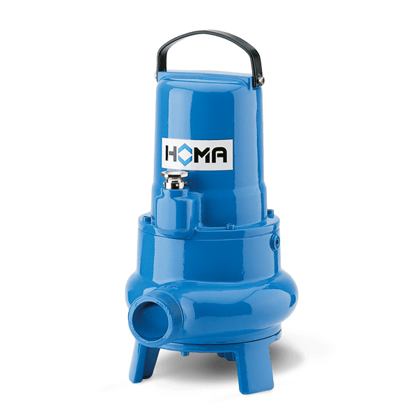HOMA TP30 gietijzeren vuilwaterpomp met eenkanaal- of vortexwaaier