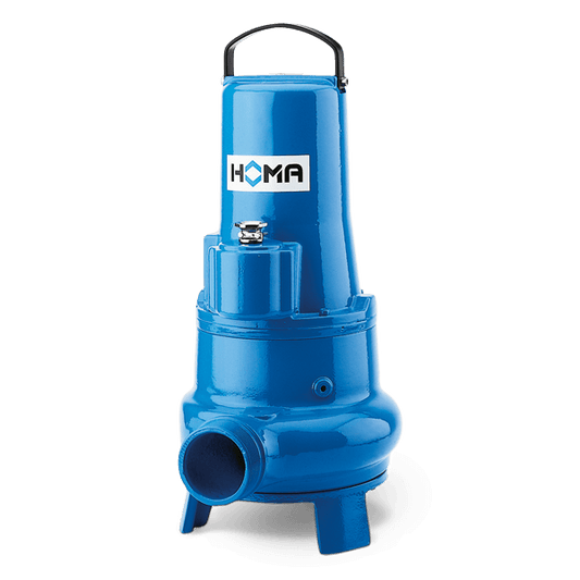 HOMA TP50M gietijzeren vuil- en afvalwaterpomp met gesloten eenkanaalwaaier