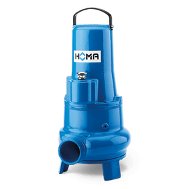 HOMA TP50M gietijzeren vuil- en afvalwaterpomp met gesloten eenkanaalwaaier