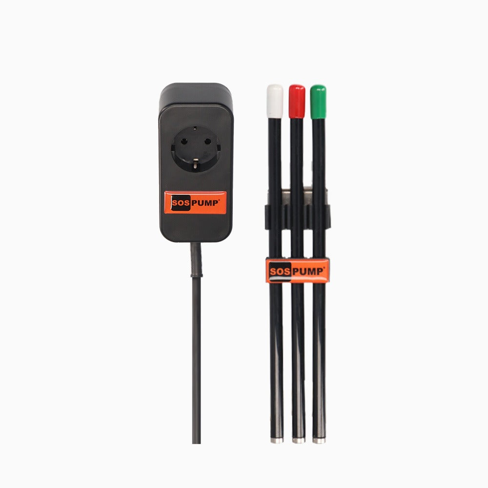 SOS PUMP Level Control met contrastekker en drie elektroden